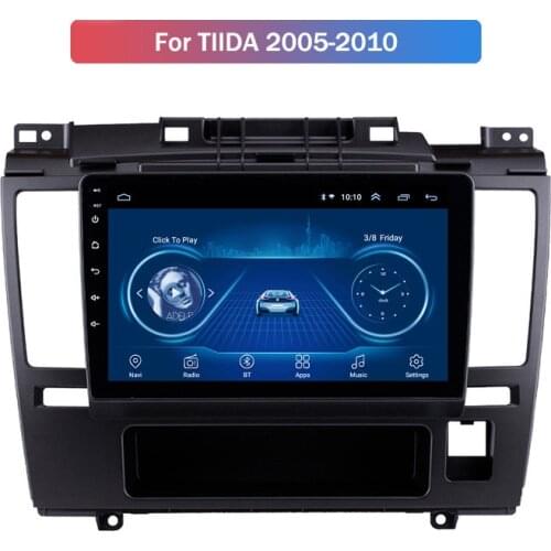 For Nissan Tiida 05-10 Internet Interconnection and Other Multi-Function Large Screen Navigation All-in-One Machine Android 9