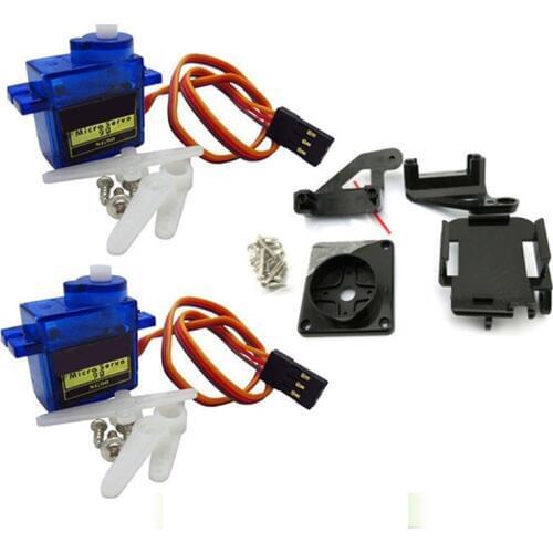 Two DOF Robot PTZ FPV Dedicated Nylon PTZ Kit With Two 9G Precision 160 Degree Servo