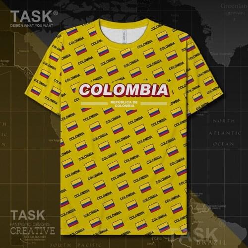 Colombia Colombian COL Quick Dry t shirt t shirt for men sporting Sportswear Fitness Running shirts new tops clothes summer