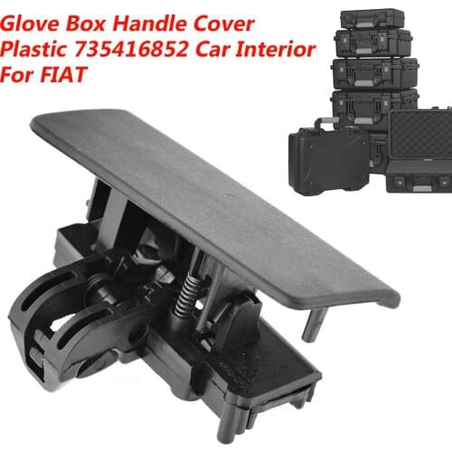 Replacement Glove Box Handle Cover Car Interior Wear Resistant 735416852 Vehicle Easy Install Lid Dashboard Mount Auto For FIAT