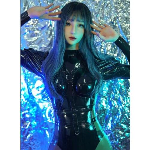 M20+) 'Lilly' America Makeup DMS Crossdress Realistic Luxury Silicone Full Head Female Artificial Eyes Mask Shemale Drag Queen