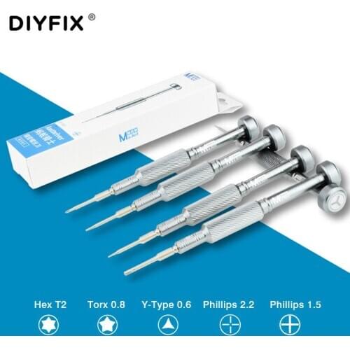 MY-901 For iPhone Android Cellphone Opening Tools Precision Screwdriver Sets T2 Y0.6 Mobile Phone Screen Disassembly Screw Tool