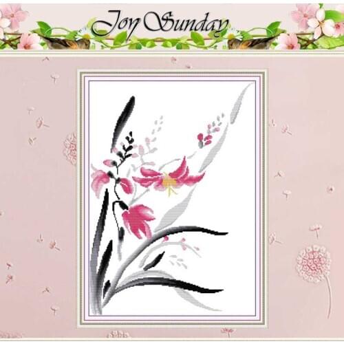 Daffodils flower counted Cross Stitch 11CT 14CT Cross Stitch Sets Wholesale Chinese Cross-stitch Kits Embroidery Needlework