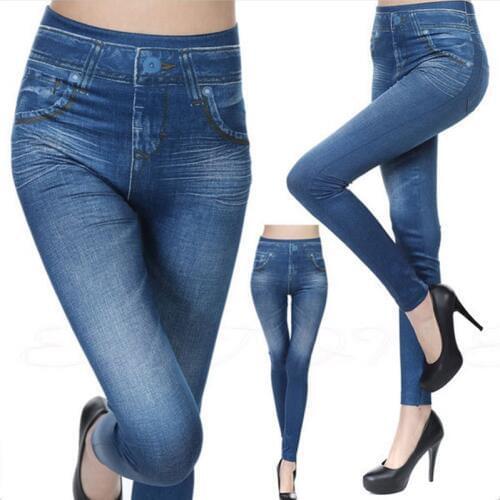 New Womens Slim Jean Pants Grey, Blue, Black Denim Jean Female Lady Girls Leggings With 2 Real Pockets Calca Feminina