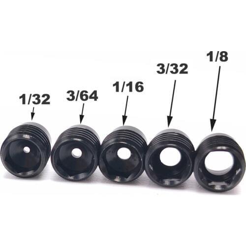 1/32 3/64 1/16 3/32 1/8 inch Compound Bow Peep Sight Inner Core Clarifier Aperture Device install with Housing and Lens