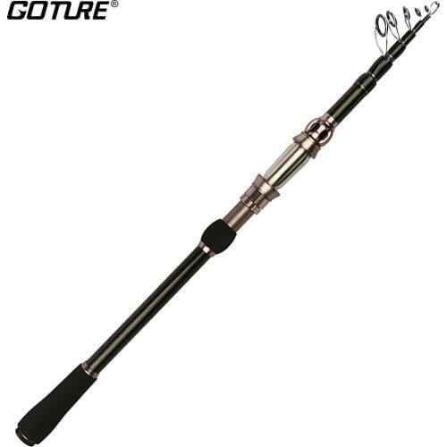 Goture Medium Heavy New Design Telescopic Spinning Fishing Rod MH 2.1m 2.4m High Carbon Lure Fishing Rods