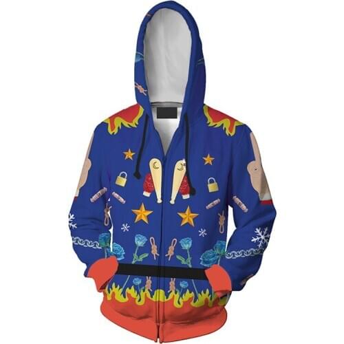 Cosrea 2020 Movie Birds of Prey Hoodies Sweatshirts Cosplay Margot Jacket Coat Adult Hooded Top Hoodies Hoody Boys