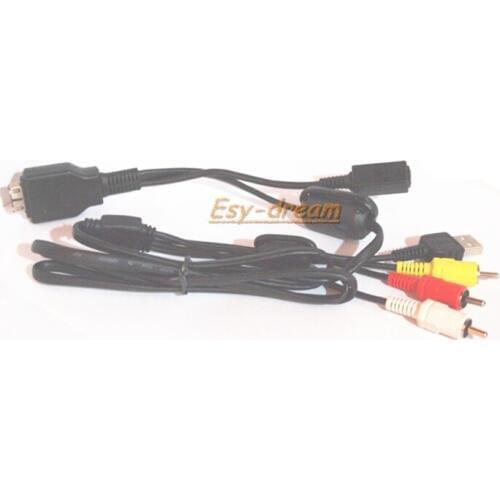 VMCMD2 VMC-md2 MD2 USB AV Cable Cord with DC Jack for Sony DSC-T900 DSC-T500 DSC-HX1 DSC-H20 DSC--W290 DSC-W275 PM010
