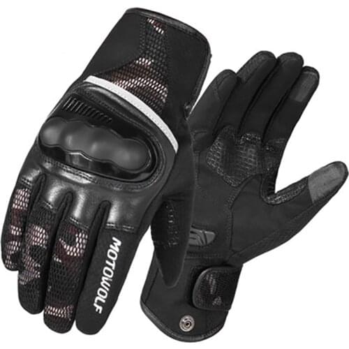 NEW Protective Motorcycle Gloves Breathable Motocross Luvas Cycling ATV Rider Glove Guantes Motos Sports For BMW Halley Triumph