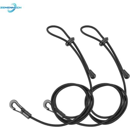 1.2m Canoe Kayak Surfing Boat Paddle Leash Clip Safety Fishing Rod Tether Holder Lanyard Bungee Shock Cord Hook Tie Down Rope