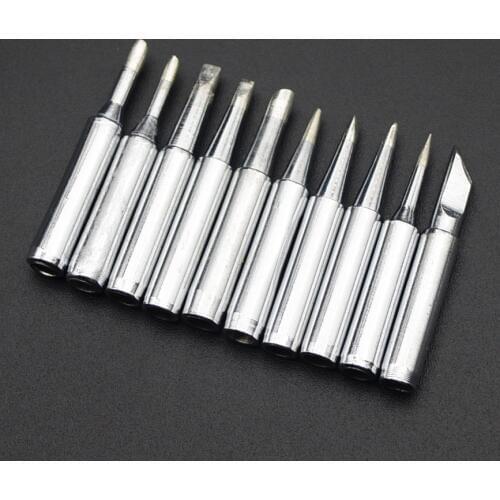 10pcs/lot onstant-temperature Uk Common Solder Soldering Iron Tip For Hakko Rework Soldering Station Tool 900M 933