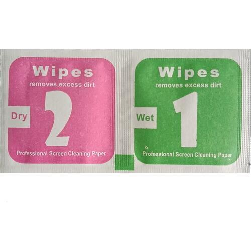 100PCS for iPhone touch Wet Dry Cleaning Wipes Removal Paper Dust Absorber Sticker for Camera Lens Optical LCD Screen Cleaner