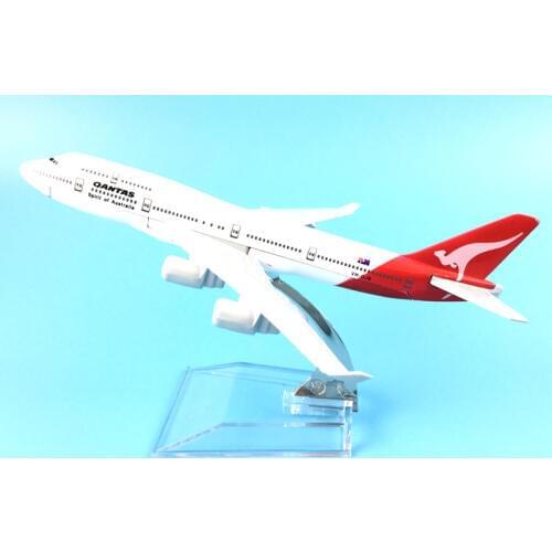 16CM AIR QANTAS PLANE 747 QANTAS 777 AIRCRAFT MODEL MODEL PLANE SIMULATION 16 ALLOY CHRISTMAS TOYS GIFT KIDS