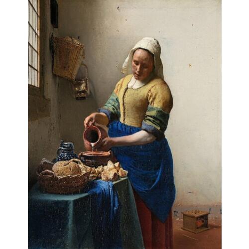 Diamond painting melkmeisje Icon Cross Stitch Embroidery kit Patterns rhinestones Daimond painting milkmaid full drill