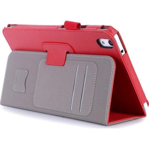 Cowhide Hand Strap Stand PU Leather Skin Shell Coque Capa Funda Case Cover For Huawei Honor Tablet 2 JDN-AL00 JDN-W09 +Film +Pen