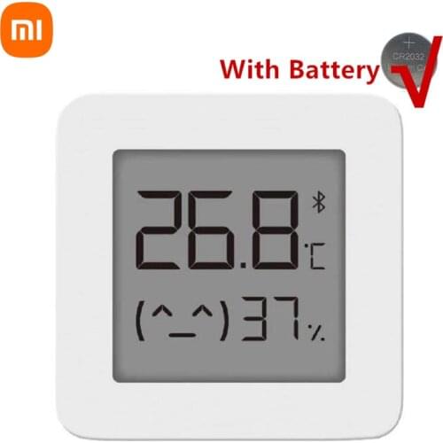 XIAOMI Bluetooth-compatible Digital Thermometer 2 LCD Screen Moisture Wireless Smart Temperature Humidity Sensor With Battery