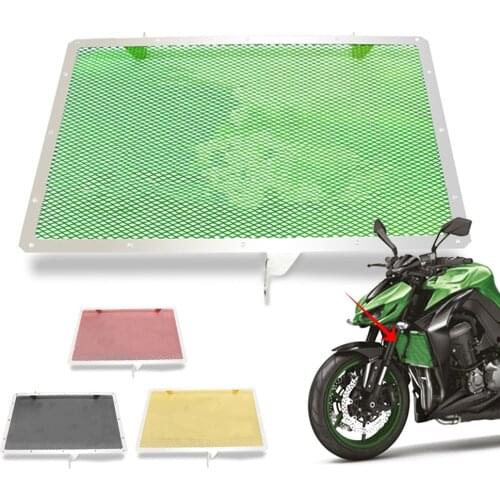 For Kawasaki NINJA1000 Z750 Z800 Z1000 Z1000SX ZR1000F ZR1000G ZR800 Radiator Grille Cover Guard Stainless Steel Protection