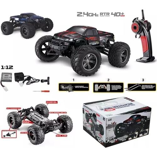 XLH TOYS RC Car 9115 2.4G 40km/h 1/10 Racing Car Supersonic Truck Off-Road Vehicle Electronic Adults RC Car Gift