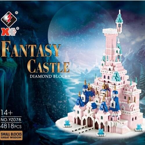 Beautiful Castle Architecture Building Blocks Model Toy Educational Bricks Kids Juguetes for Children Gifts Christmas 078