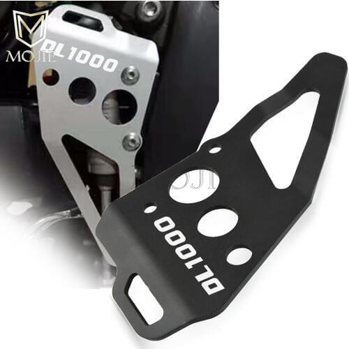 For Suzuki DL1000 DL 1000 V-Strom 1000 2015-2019 2016 2017 2018 Rear Brake Pump Master Cylinder Guard Cap Protector Cover Motor