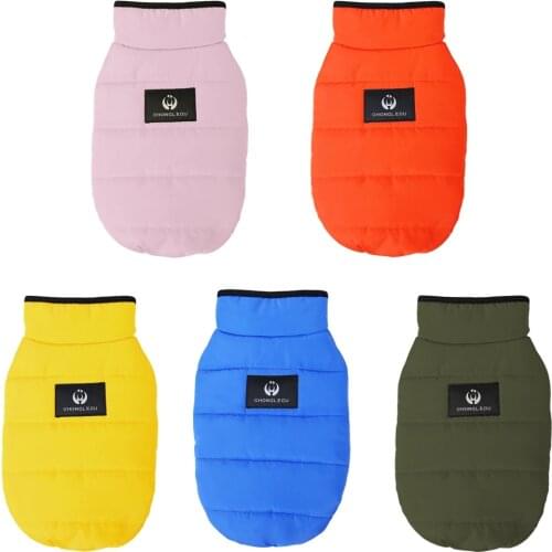 Clothes For Small Dogs Winter Warm Puppy Pet Dog Coats Waterproof Hooded Dog Jacket Coat Chihuahua Yorkie Clothing Overalls