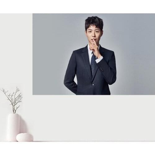 Custom Canvas Wall Decor Park Bo Gum Colorful Poster Cloth Wall Silk Fabric Posters And prints Home Decor Painting