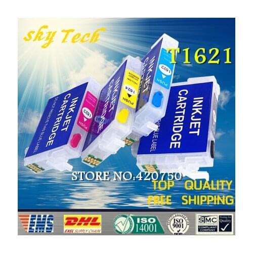 Empty Refill cartridge suit for T1621 - T1624 ,suit for Epson 2010W 2510WF 2520NF 2530WF 2540WF WF-2630 WF-2660 , with ARC