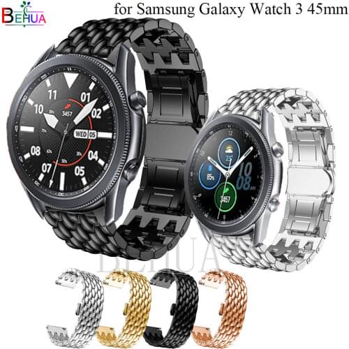 Strap For Samsung Galaxy Watch 3 45MM / Galaxy Watch 46mm / Honor Magic Metal Wriststrap Bracelet 22mm Stainless Steel Watchband