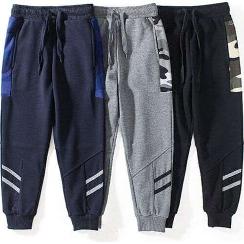Kids Jogger Pants Camouflage Stripe Design Children Sweatpants For Teen Boys Age 6 8 10 12 14 Year Trousers LC247