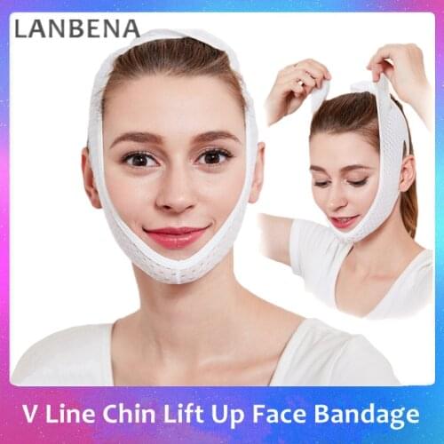 Sleeping Facial Slimming Shaping Bandage Small Face Mask Lifting Belt To Remove Double Chin Masseter Womens Face Thining Band
