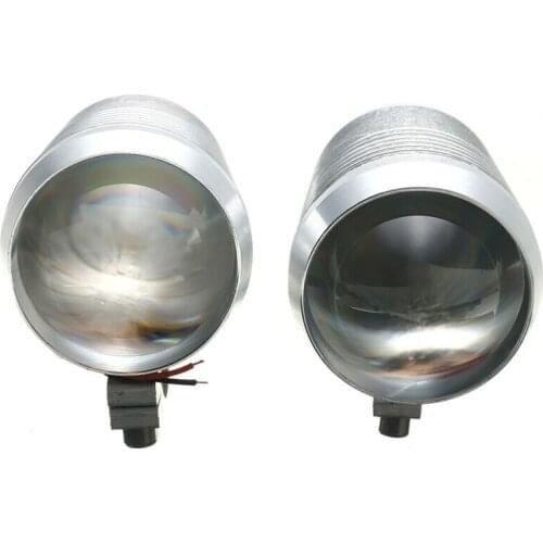 2Pcs 30W U2 Motorcycle LED Fog Lights Waterproof Metal Motorbike Driving Headlight High/Low Beam With Switch