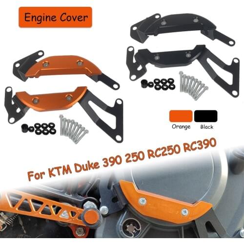 DUKE390 RC390 Duke250 RC250 Engine Guard For KTM DUKE 250 390 RC 250 390 Engine Case Slider Cover Protector 2020 2019 2018 2017