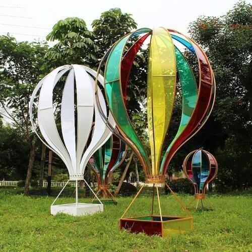 1pcs Wedding props wrought iron foil hot air balloon window decoration decoration shopping mall wedding stage layout pendant