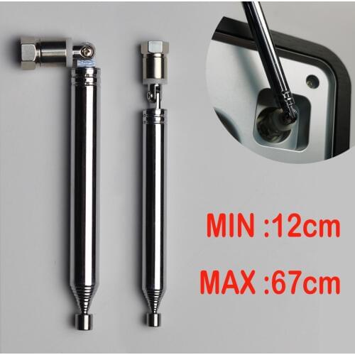 12~67CM Tivoli Audio F Connection Telescopic Aerial Antenna TV Radio DAB AM FM UNBAL 75 Musicsystem Radio F Connection AM radio