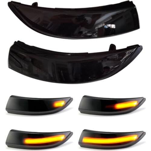2pcs Dynamic Blinker For Ford Fiesta B-Max 2008-2017 LED Turn Signal Light Touran GTD Side Mirror Indicator