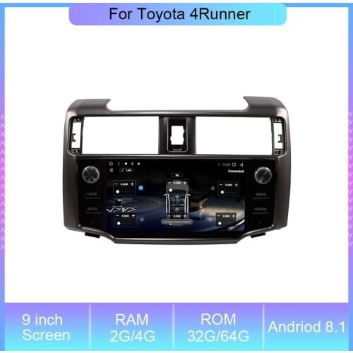 9'' Android 8.1 Car Navigation Radio Receiver Video Player For Toyota 4Runner Stereo Multimedia Player Auto Radio