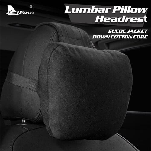 AIRSPEED Car Pillows Car Neck Support Lumbar Support Universal for BMW E46 E90 E60 E36 E39 E92 F30 F10 F07 F20 G30 Accessories