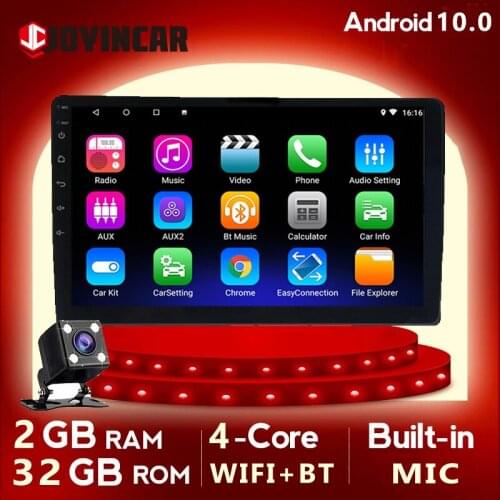 JOYINCAR 2 Din Android 10.0 Car Stereo Receiver Radio Carplayer MP5 Multimedia Player Bluetooth Autoradio For VW Nissan Hyundai