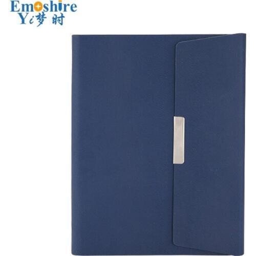 A5 Creative Three Fold Magnetic Buckle Detachable Loose-leaf Business Office Notebook Stationery Hard Leather Notepad N180