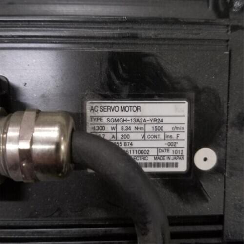 Used Tested Working SGMGH-13A2A-YR24 AC SERVO MOTOR