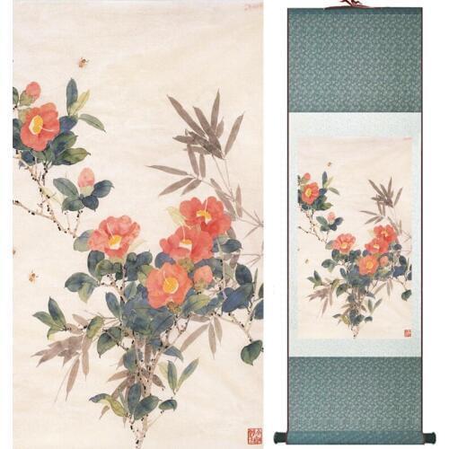 Home Office Decoration Chinese scroll painting birds painting Chinese wash painting Printed painting 052310