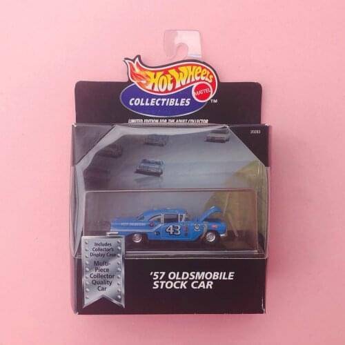 Hot Wheels 1/64 57 OldsMobile Stock Car Petty Collection Metal Die-cast Simulation Model Toys