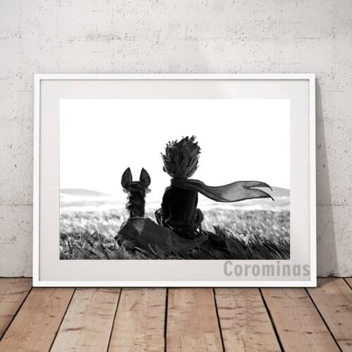 The Little Prince Canvas Painting 43 Times Sunset Wall Art Poster Modular Hd Print Nordic Dervish Art Home Cuadros Decoration