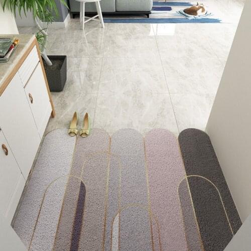 Custom Pattern Hallway Door Mat Carpet Bathroom Kitchen Mat Dustproof Anti-slip Mats Carpet Freely Cuttable Entrance Door Mat