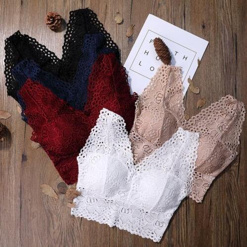 Summer Womens Sexy Off-shoulder Lace Tube Tops Strapless Bra