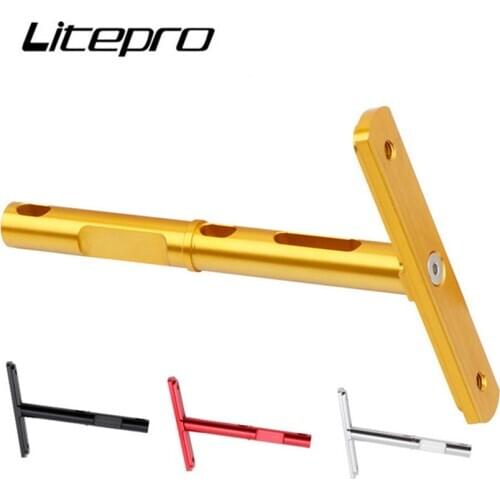 Litepro Bottle Cage Conversion Water Cup Holder Bicycle Kettle Bracket Rack Rod 412 Ultra-light Folding Bike Seatpost Mounting