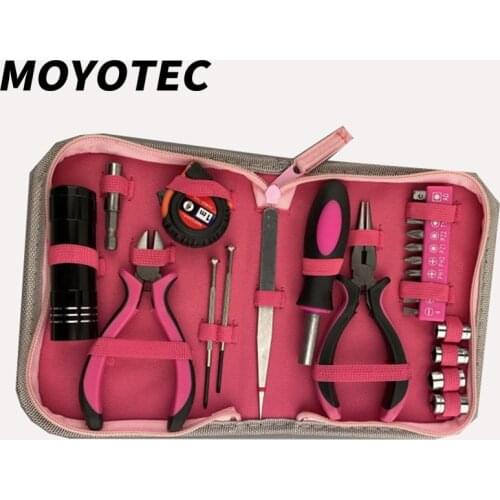 MOYOTEC Hand Tools Set General Household Repair Hand Tool Bag Storage Bag Socket Wrench Screwdriver