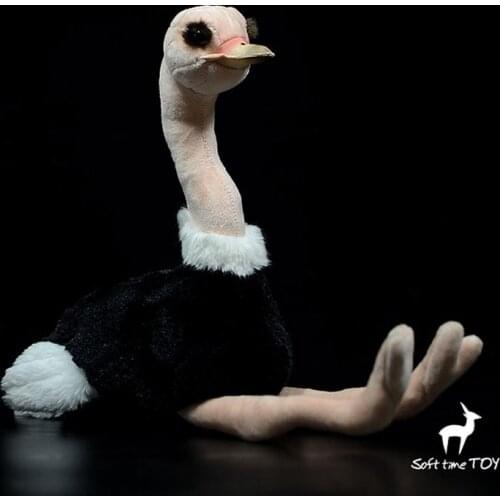 Soft Simulation Large Birds Doll Plush Toy ChildrenS Birthday Gifts Lovelys Common Ostrich Model Present