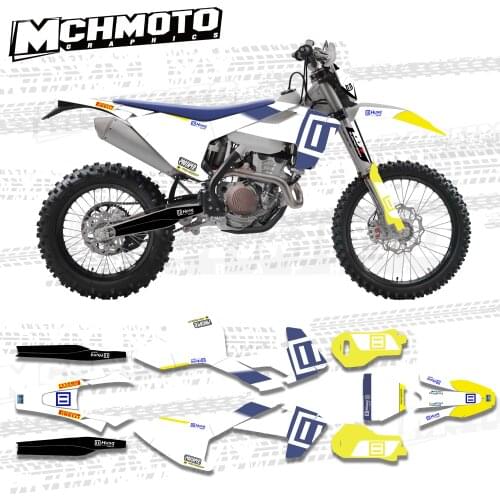 MCHMFG Motorcycle Team Graphic Decal & Sticker Kit DECO For Husqvarna TE FE TX 2017 - 2019 TC FC TX 2016 2018 125 150 200 250 35
