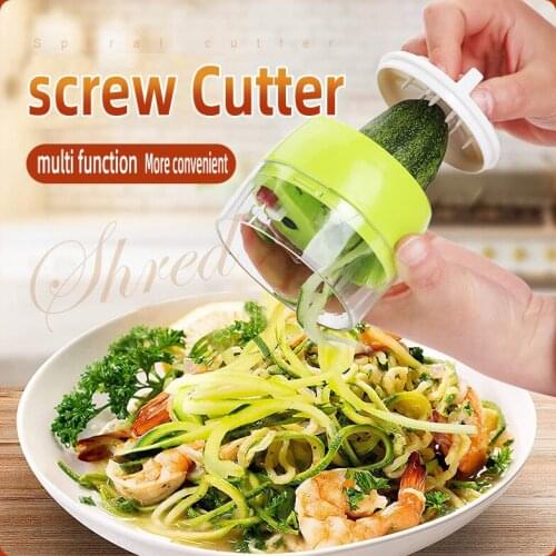 New Grater Spiral Blade Cutter Vegetable Fruit Spiral Slicer Salad Tool Adjustable Grater Coil Slicer Fruit and Vegetable Tools